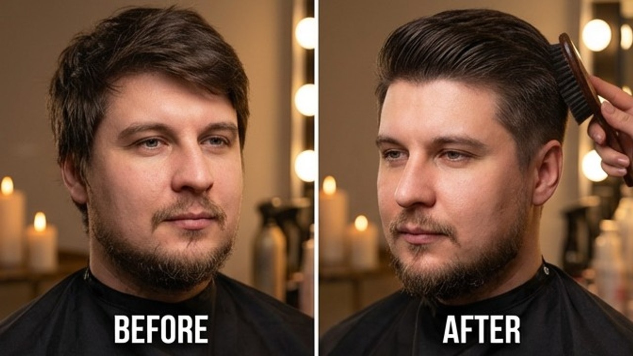 Men Haircut Transformation