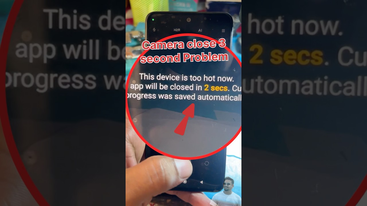 The app will be closed in 3 sec fix can&rsquo;t connect to the camera #mi #redmi #cameraclosed #problem