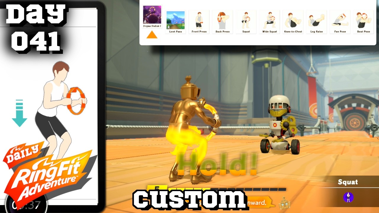 【CUSTOM: Day 41】BALANCED  | DAILY Ring Fit Adventure - No Commentary