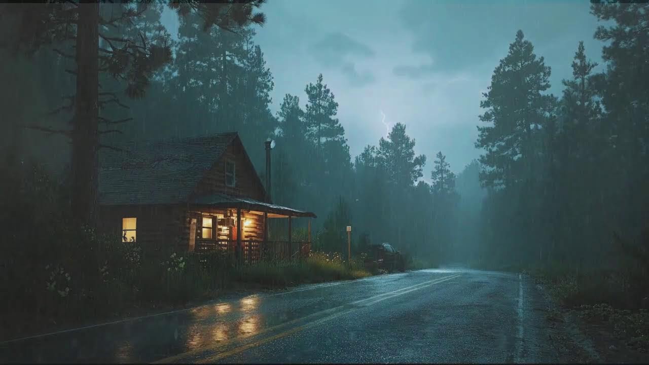 Night Rainstorm for Deep Sleep - Sleep Faster Than Ever Tonight | Stop Overthinking at Night | Medit