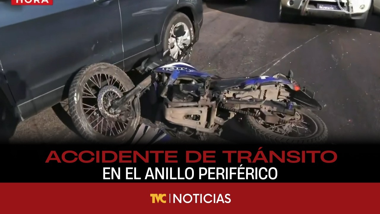 Accidente de tránsito en el anillo periférico, a la altura de la col. San Miguel