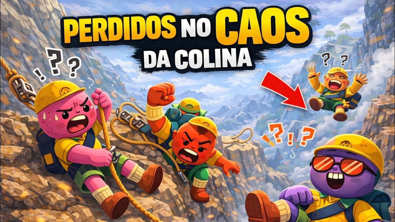 5 ATRAPALHÕES ESCALANDO A MONTANHA