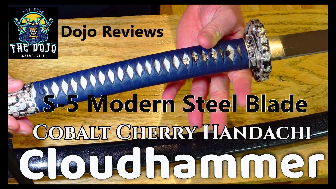 Cloudhammer Steelworks Cobalt Cherry S5 Handachi