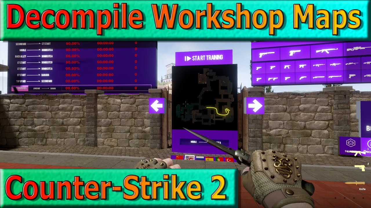 How to Decompile Workshop Maps from Counter-Strike 2, Source 2 guide, Hammer tutorial
