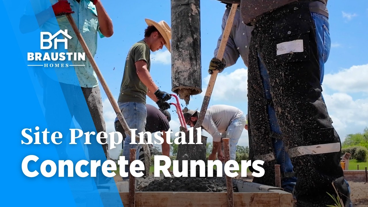 Concrete Runner Install for Manufactured Homes | Site Preparation Services offered by Braustin Homes