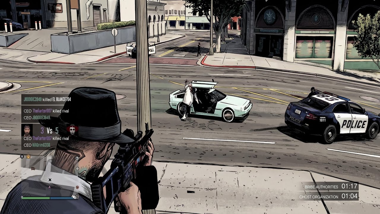 GTA ONLINE... GOD MODE DELUXO AND HIS CHEATING PALS 😂