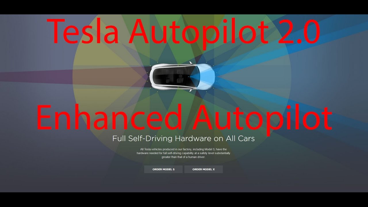 First Look: Tesla AP 2.0 - Enhanced Autopilot & Full Self-Driving Capability