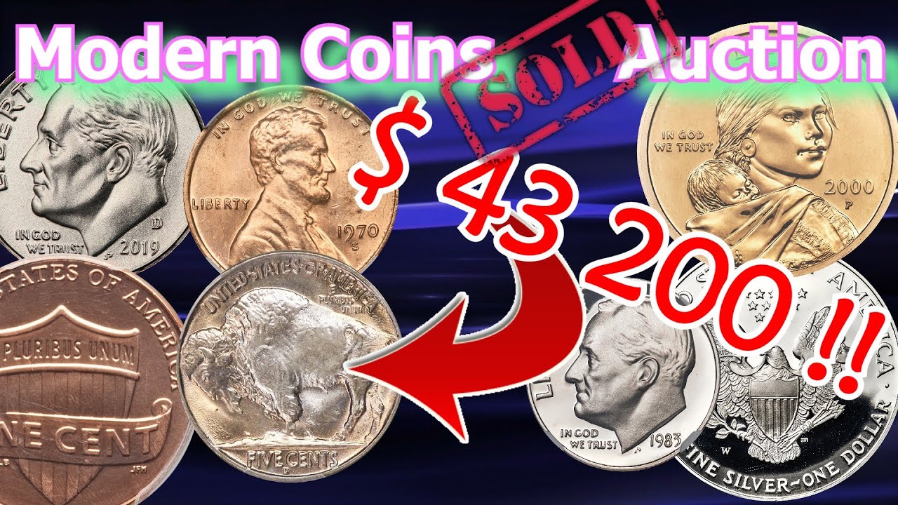Modern US Coins Worth Money from August 2020 Coin Auction