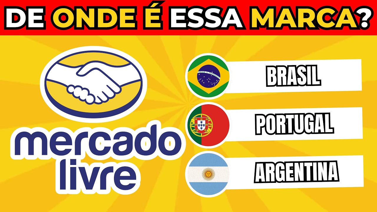 De Qual País é Essa Marca? 🌍 | Desafio das Logos | Detona Quiz