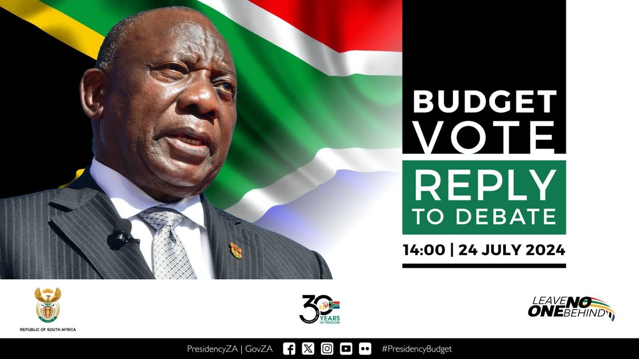 President Cyril Ramaphosa replies to the Presidency Budget Vote debate