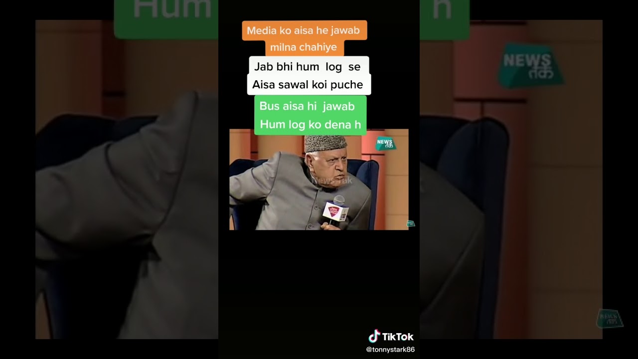 Indian | Farooq Abdullah Interview | Who Is THE INDIAN??