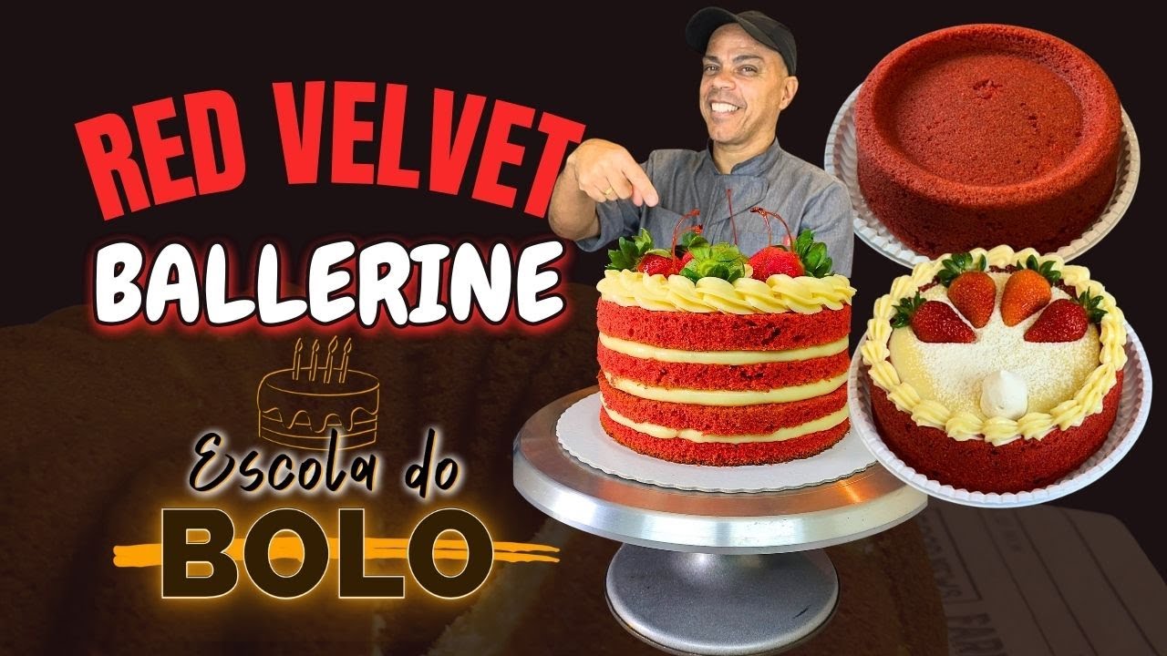 Aprenda fazer Bolo Red Velvet Fácil - Aula Completa (live)