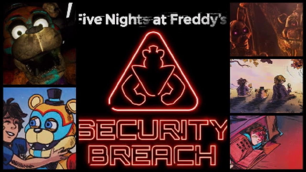 FNAF SECURITY BREACH ALL ENDINGS
