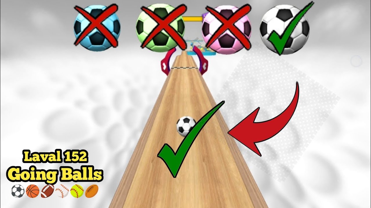 🏈Going Balls ; Super Speed Run Hard Walkthrough | Level 152 || los game || Arbaz Guru Gaming |