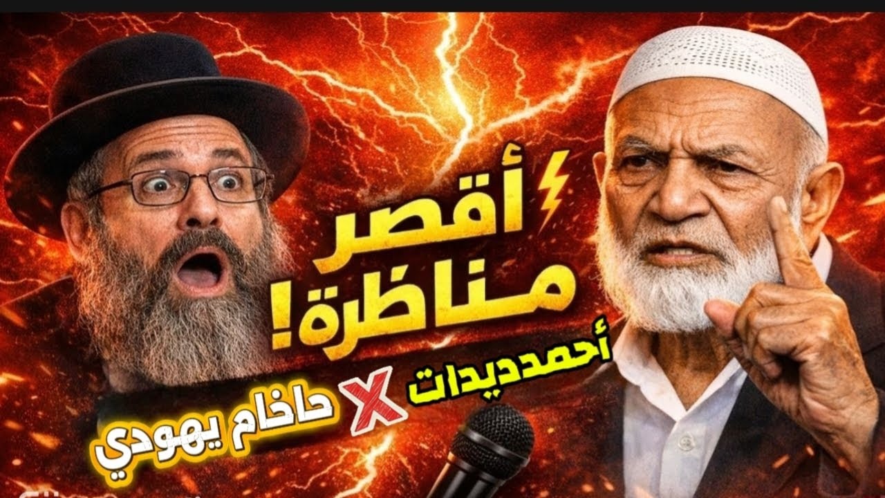 أقصر مناظرة في التاريخ! أحمد ديدات يُسكت حاخامًا إسرائيليًا في دقائق