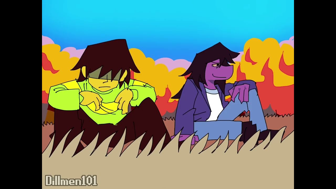 Kris and Susie a DELTARUNE animation