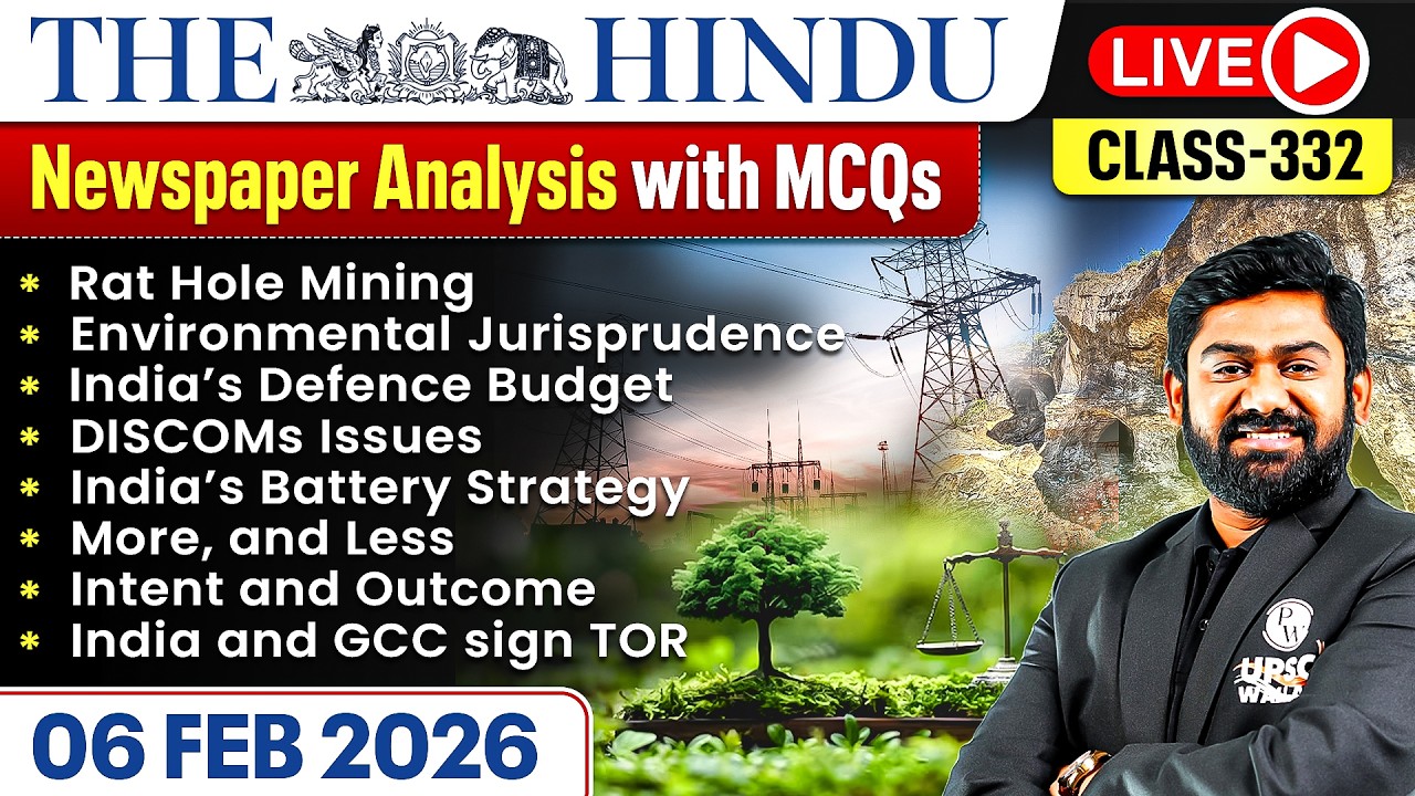 The Hindu Analysis - 6th February | The Hindu Newspaper Today with MCQs | Aasim Sir