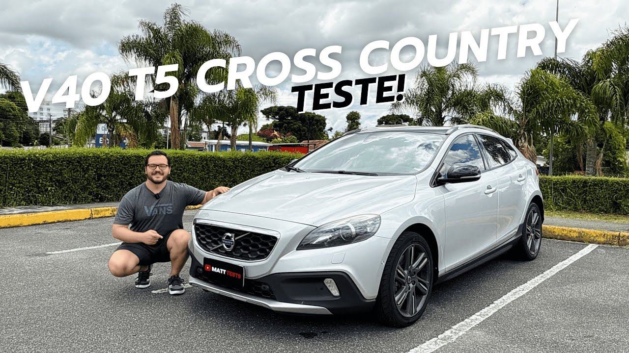 VOLVO V40 T5 Cross Country - Teste COMPLETO do Bólido Sueco de 4 CILINDROS TURBO AWD!
