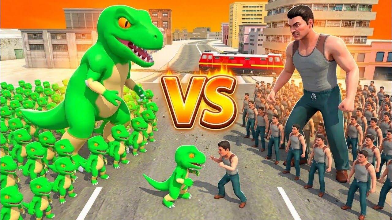 Jungle 🌳😱 Escape में हरा डायनासोर 🦖 का Wild Scene 🔥