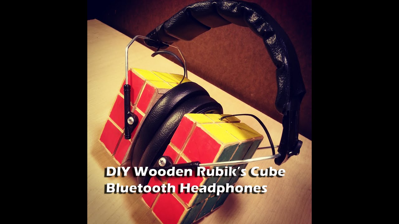 DIY Headphones-DIY Rubik's Cube Bluetooth Headphones ~DIY Bluetooth Speaker
