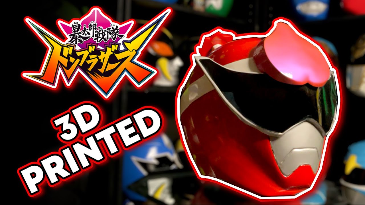 3D Printing and Finishing a Avataro Sentai Donbrothers Don Momotaro Helmet