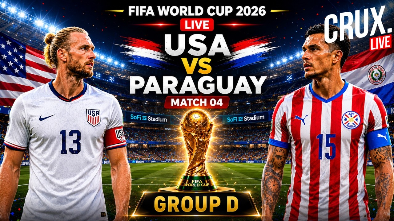 FIFA WORLD CUP 2026 LIVE | USA Vs Paraguay | Group D Match 04 | SoFi Stadium | Los Angeles