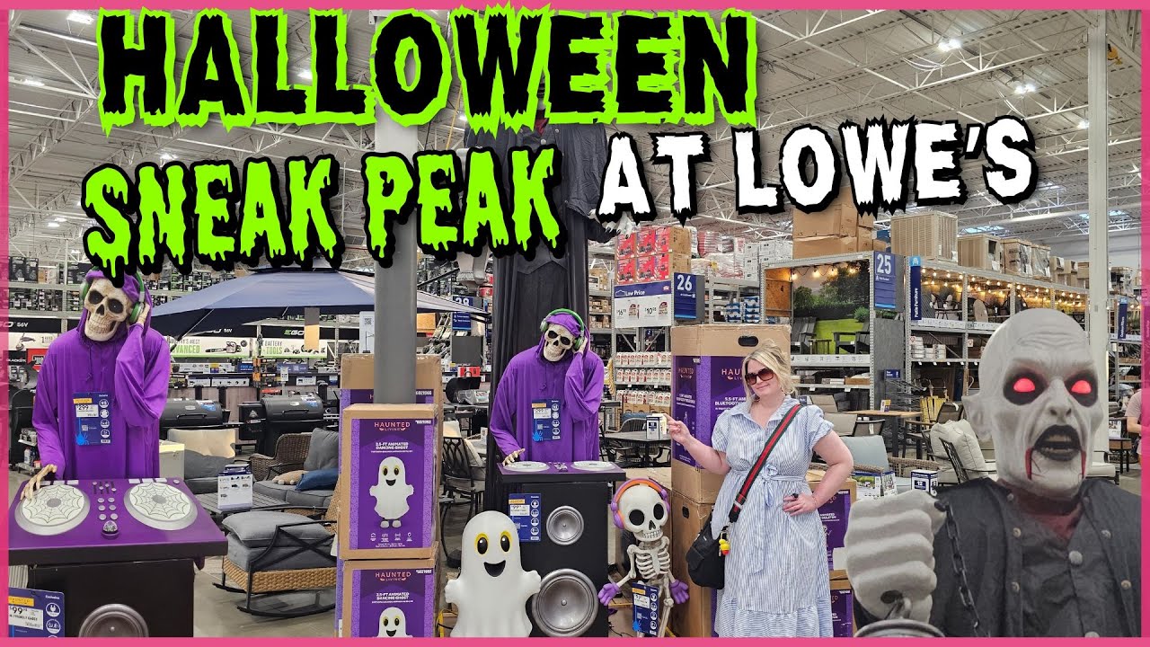 LOWES HALLOWEEN 2025 SNEAK PEEK IN STORES NOW #loweshalloween #halloween #lowesfinds