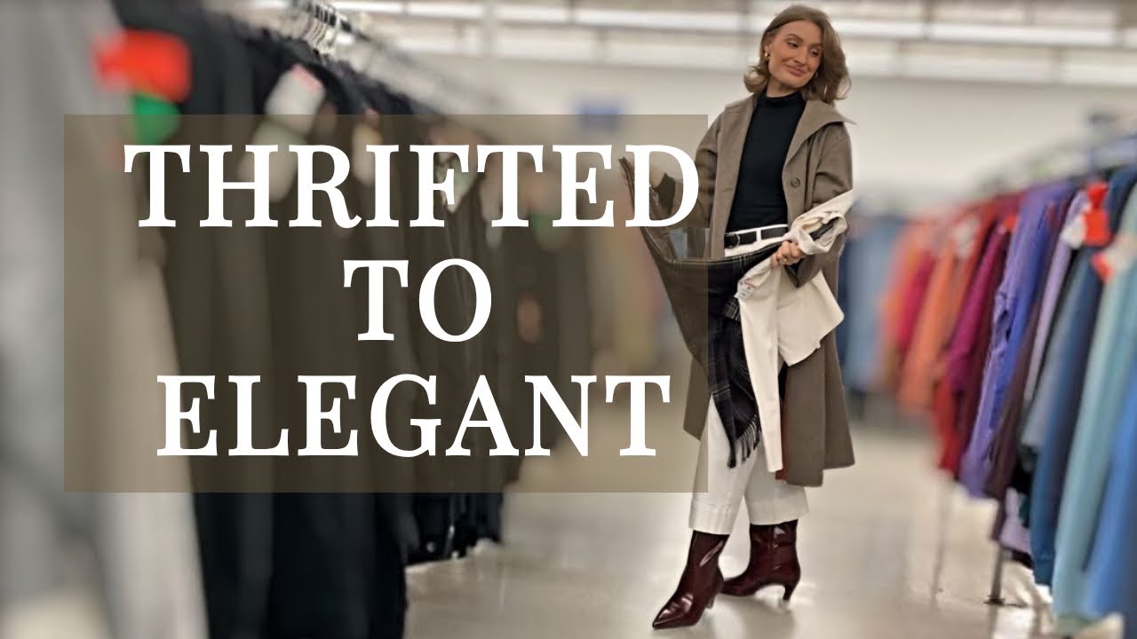 Thrifting Modest Pieces & Styling Them Into Elegant Outfits