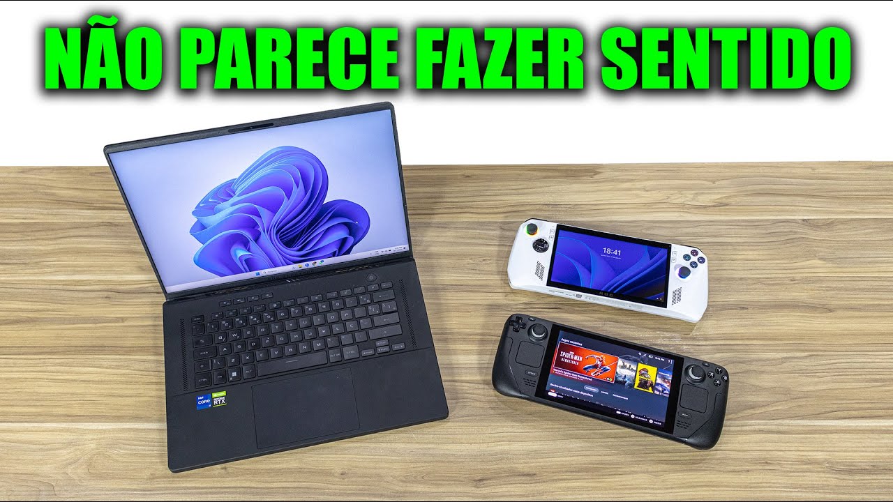 CONSOLE PORTÁTIL VS NOTEBOOK GAMER, NÃO PARECE FAZER SENTIDO