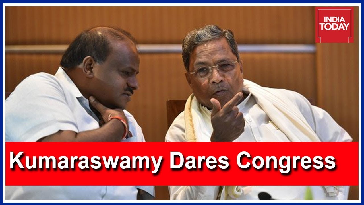 Karnataka CM Kumaraswamy Says He Is Ready To Stepped Down As CM, Says Cong MLAs Crossing The Line