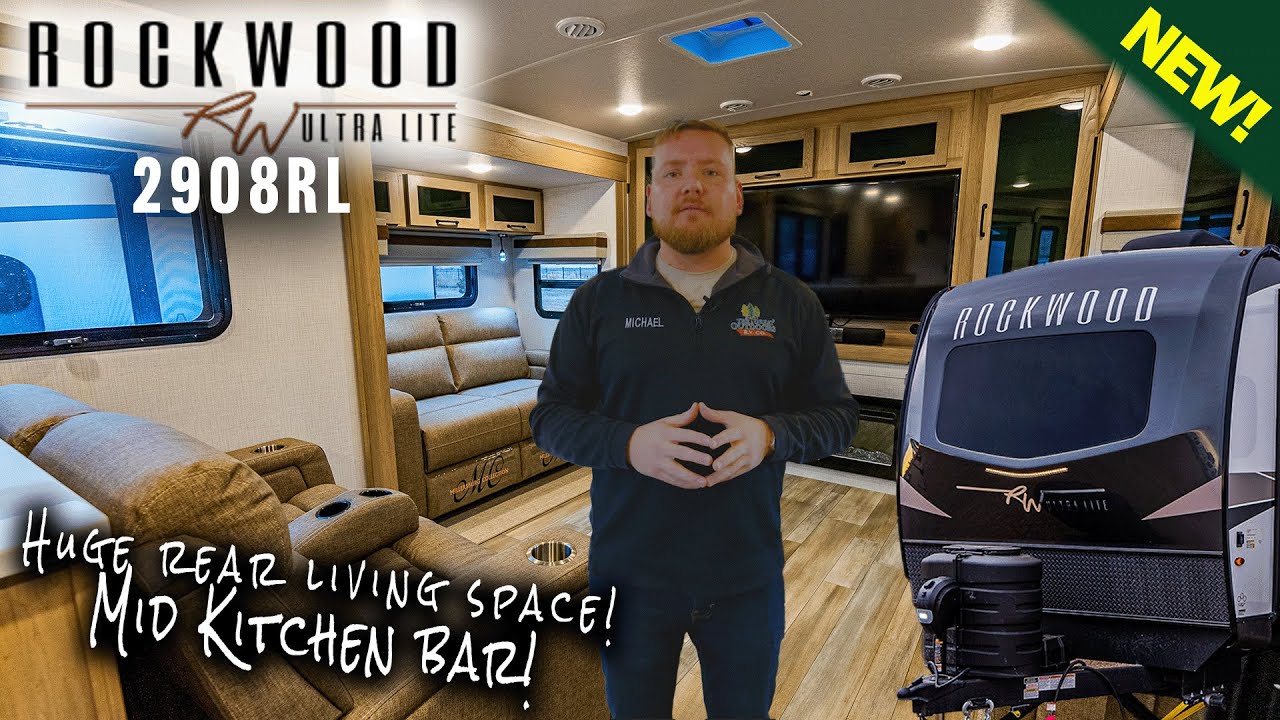 NEW 2024 Rear Living Luxury Couples Coach! - 2024 Rockwood Ultra Lite 2908RL