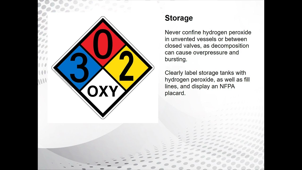 Hazards Of Hydrogen Peroxide