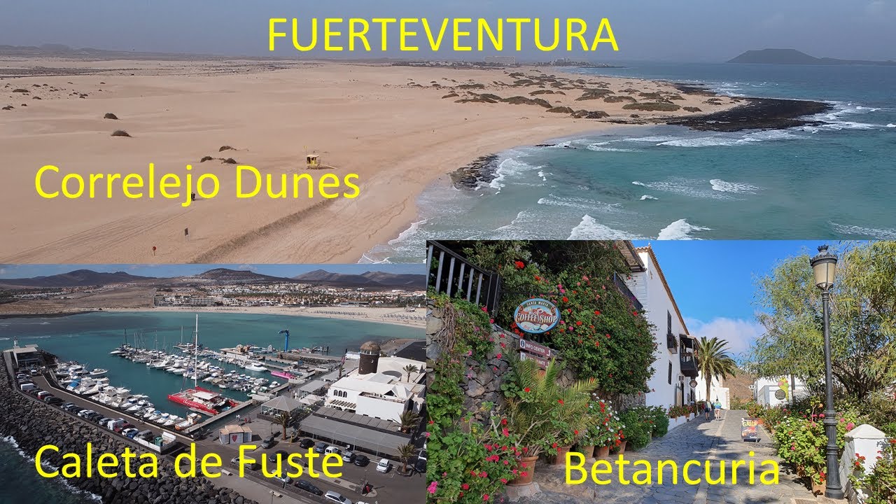 FUERTEVENTURA (Jan 2022) - Betancuria, Caleta de Fuste  and Correlejo Dunes (Drone + GoPro 10) 4k