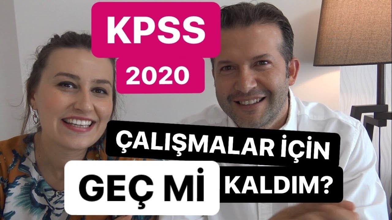 Kpss 2020 çalışmaları için Geçmi Kaldım? Konular Yetişir mi? #2020kpss