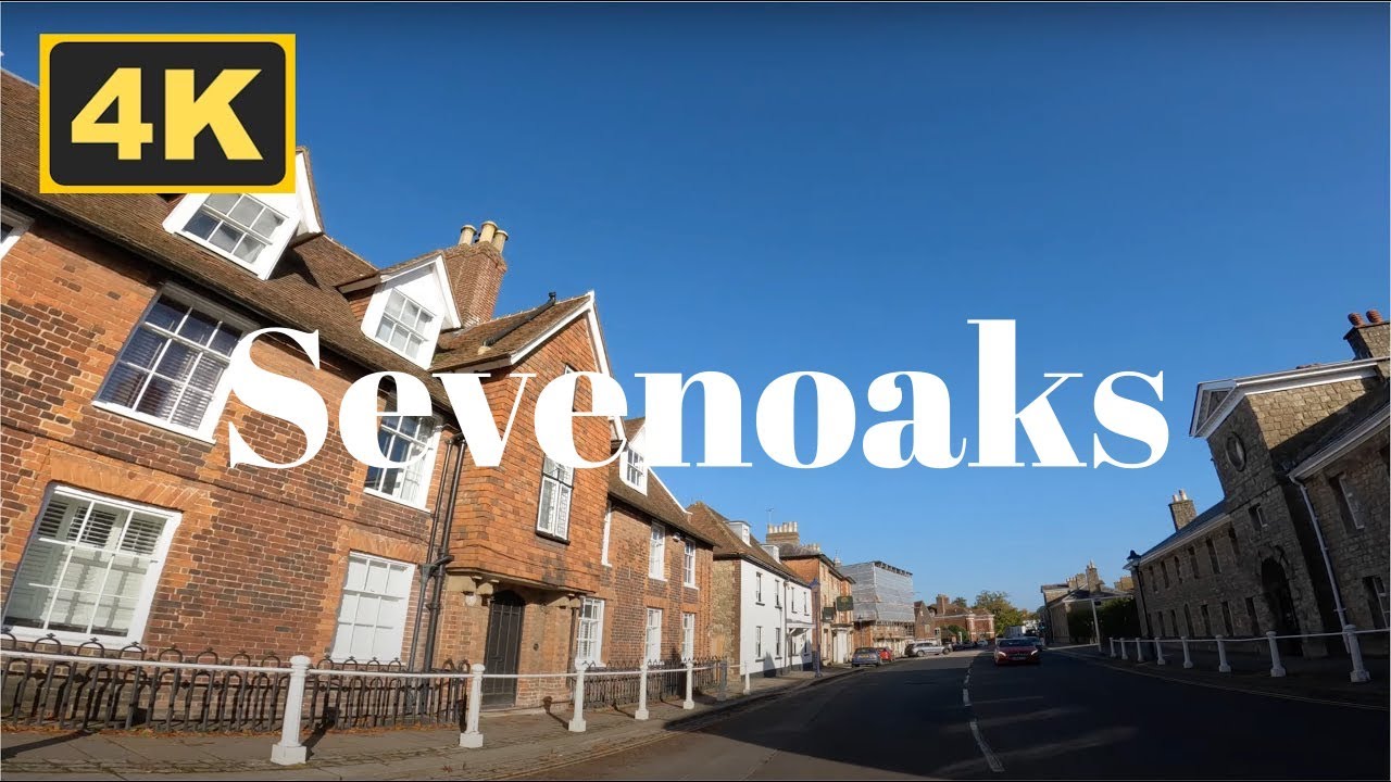 Sevenoaks, Kent, England - 4K Morning Drive