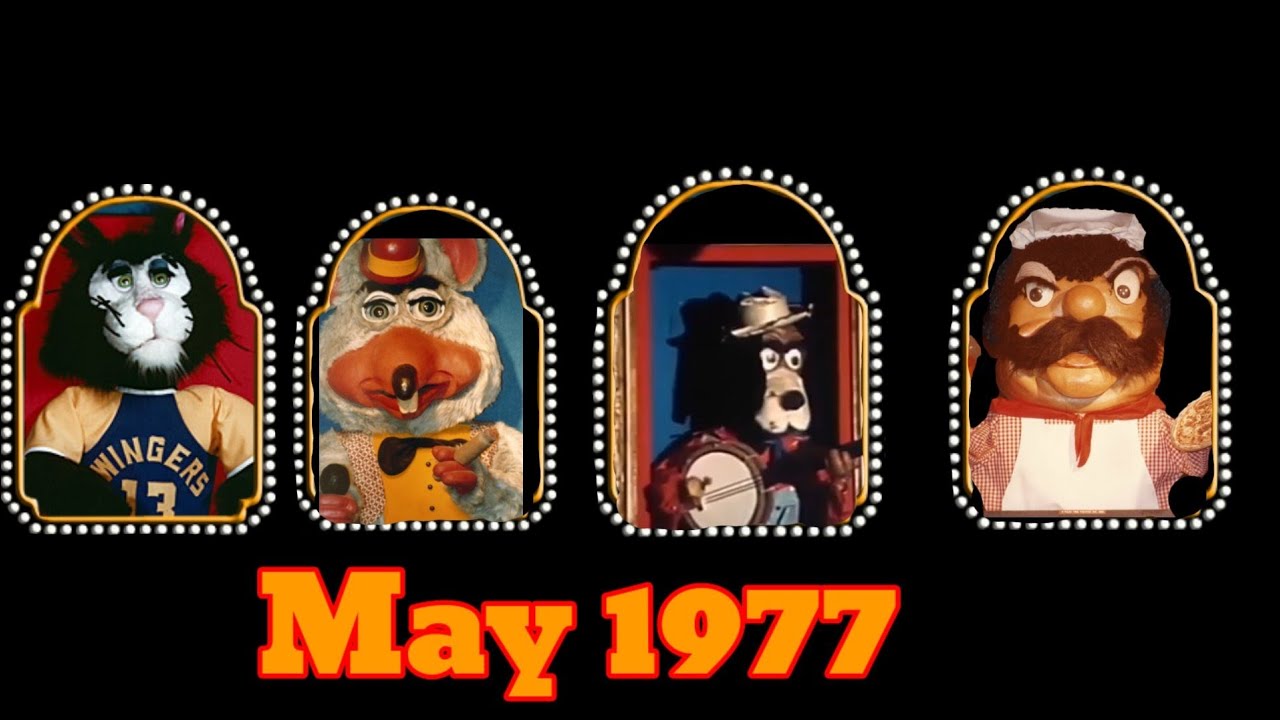Chuck e cheese pizza time theter (may 1977 show)( with crusty)