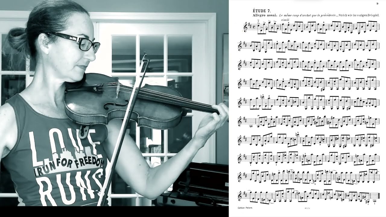 Kreutzer Etude #7 (Peters) Kim Kaloyanides Kennedy, violin