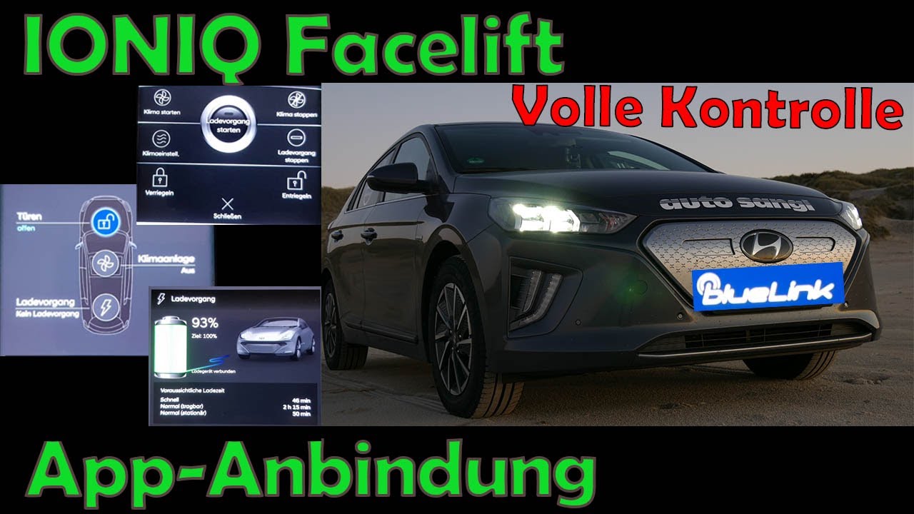 Hyundai IONIQ Facelift - App-Steuerung - Test / Heizen aus der Ferne