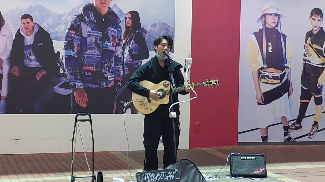 斷點 / 怪你過份美麗 (Cover by Arvin Tsang) @旺角豉油街Busking (2020.01.31）