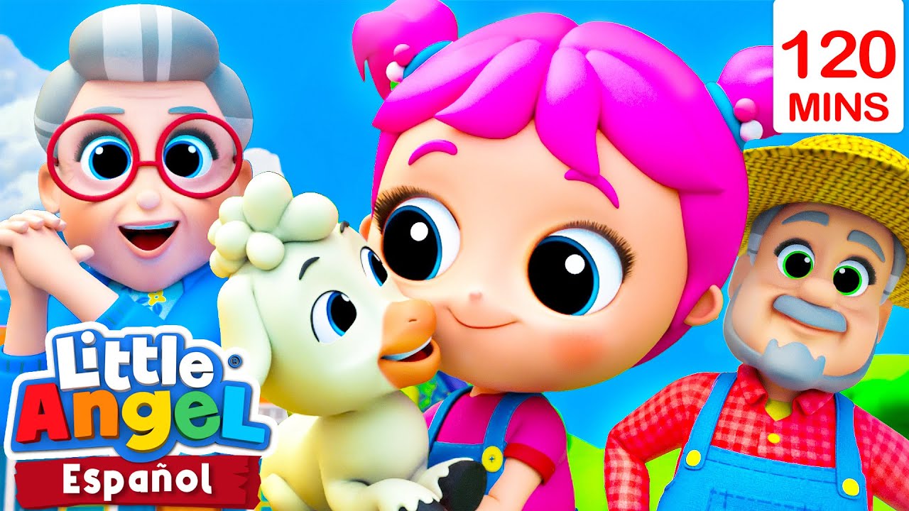 Jill tenía un corderito | Canciones Infantiles 🎵  Para bebés | Little Angel y sus amigos