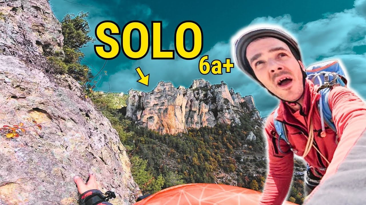 Escalade Solo Gorges de la Jonte