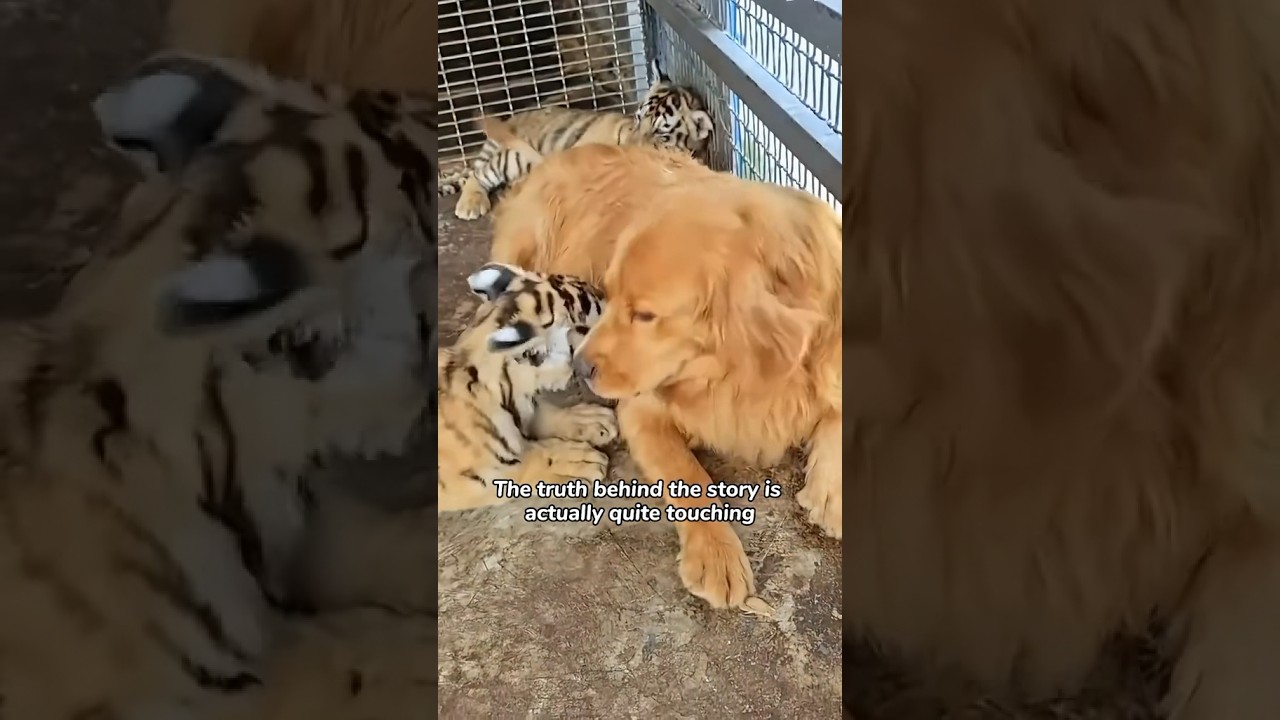 Tiger Mom - The Golden Retriever.
