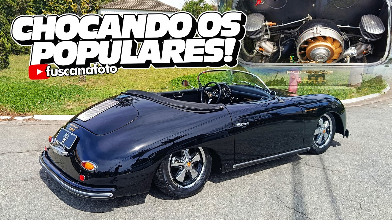 CHOCANDO OS POPULARES! PORSCHE 356 FORA DO COMUM COM MOTOR 1900cc - Fusca na Foto