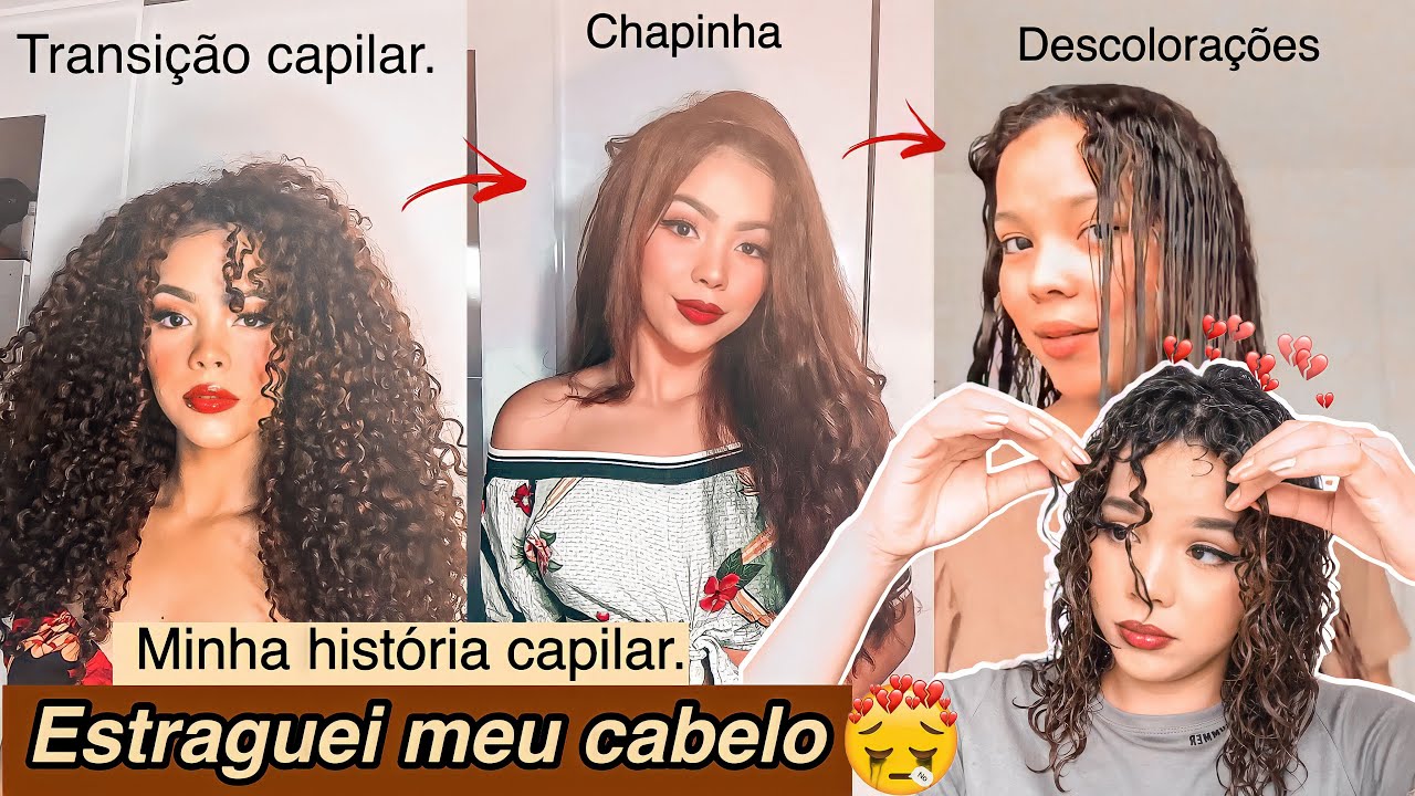 Minha transição capilar + história do meu cabelo/com FOTOS.#transiçãocapilar