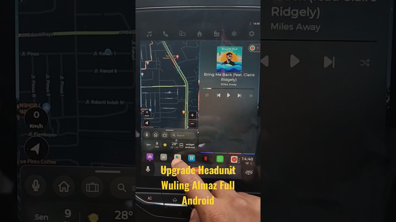 Upgrade Headunit Wuling Almaz Full Android #almaz #automobile #androidautowireless  #wulingalmaz