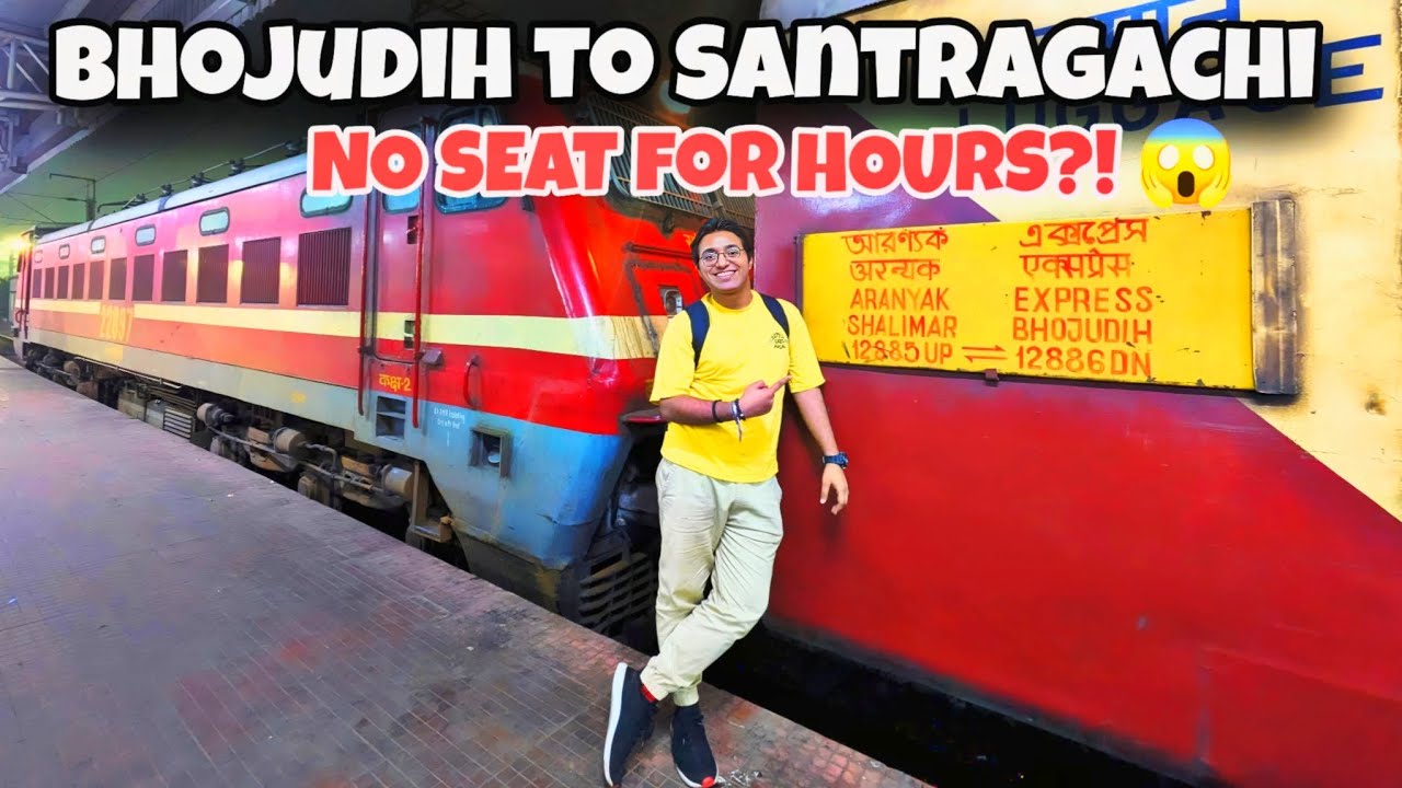 12886 Aranyak Express Train Journey in General class *सोचा नहीं था इतनी भीड़ मिलेगी*
