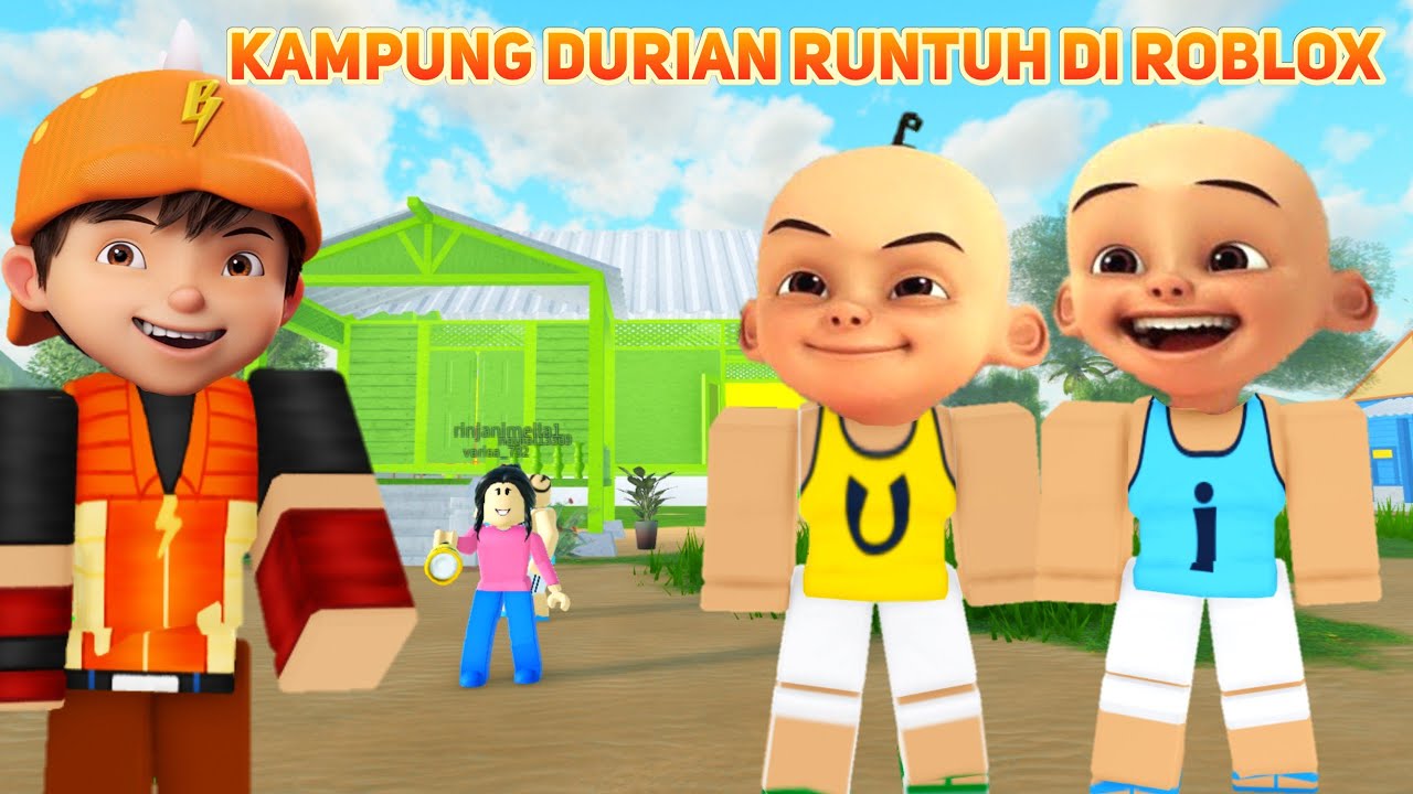 BOBOIBOY BERTEMU UPIN IPIN DI KAMPUNG DURIAN RUNTUH ROBLOX?!
