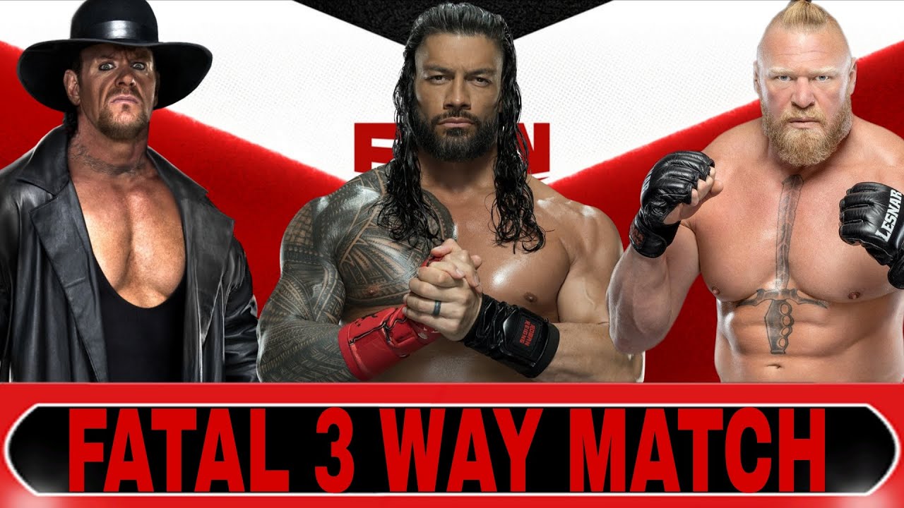The Undertaker Vs Roman Reigns Vs Brock Lesnar  WR3D 2K25 GamePlay Arslan Games