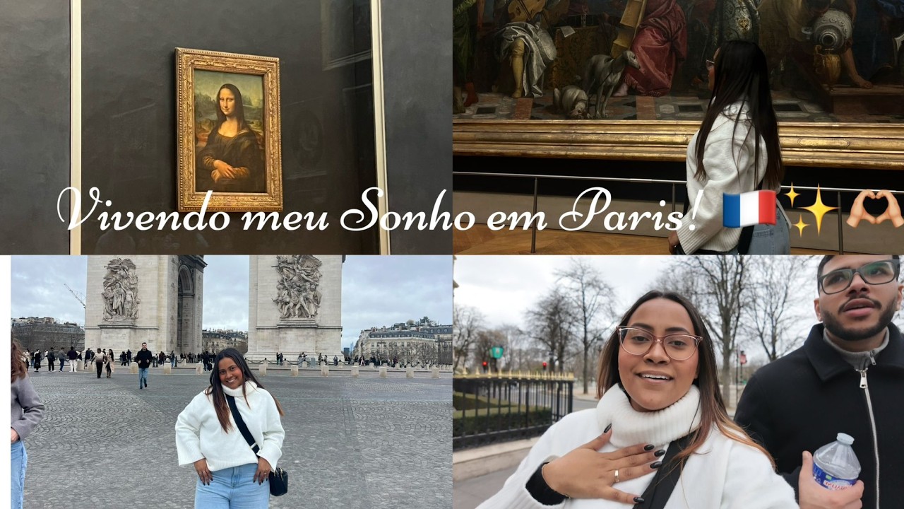 Tudo isso em apenas 24h em Paris 😱✨