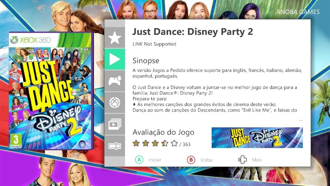 Just Dance: Disney Party 2 (Xbox 360) Full HD - 1080